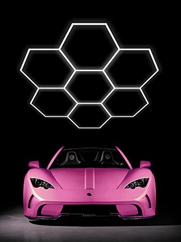 Set led kit nido d'ape esagonale 7 esagoni - immagine 4