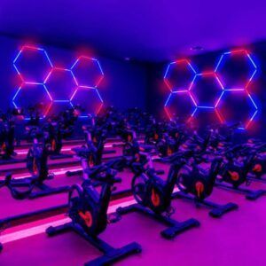 Set led esagono rgb multicolor