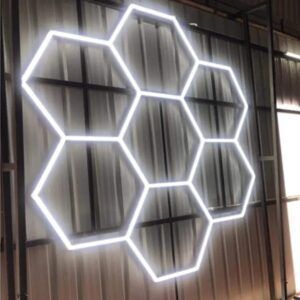 Set led kit nido d'ape esagonale 7 esagoni