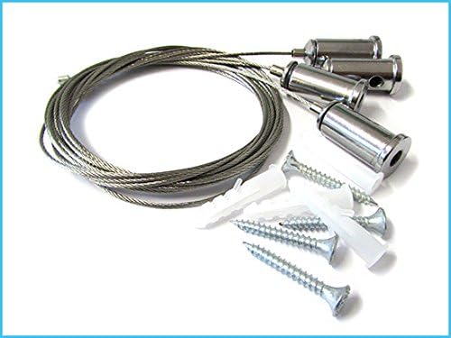 10 pezzi Kit Montaggio Cavo di Sospensione - immagine 3