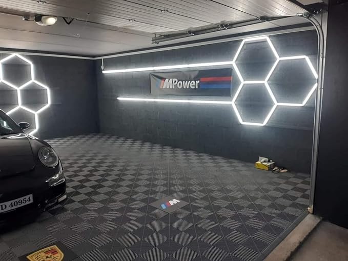 Set kit led nido d'ape 4 esagoni - immagine 6