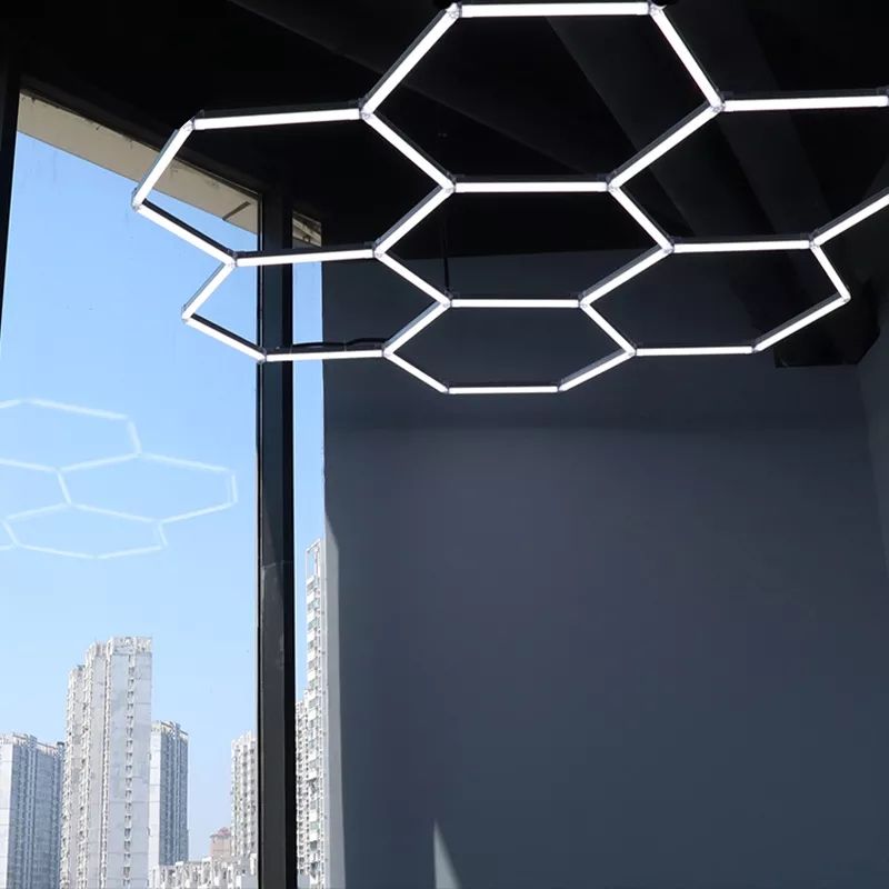 Set led kit nido d'ape esagonale 7 esagoni - immagine 3
