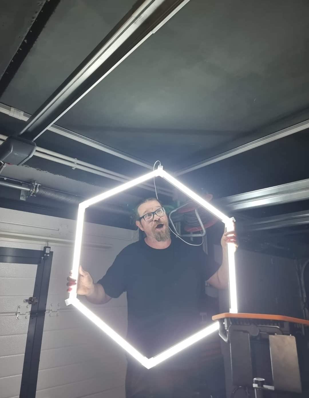 Led esagonale nido d'ape singolo - immagine 4