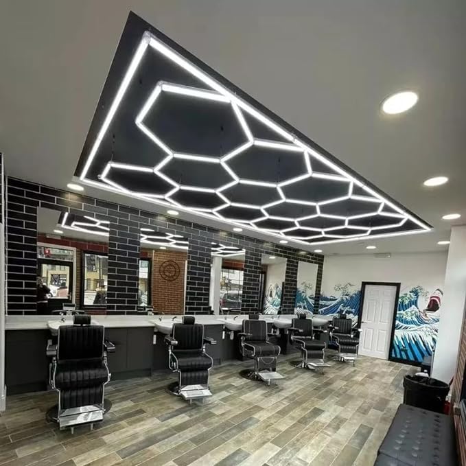 Illuminazione led nido d'ape esagonale - immagine 4