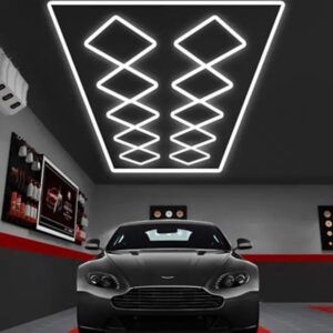 SET LED NIDO D'APE DESIGN ROMBO CON CORNICE 2,41*4,78M