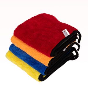 KIT 4 PANNI IN MICROFIBRA 40*40CM MULTICOLOR 800GSM