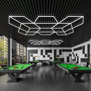 SET LED TRIDIMENSIONALE NIDO D'APE 2,80*4,83M 6500K